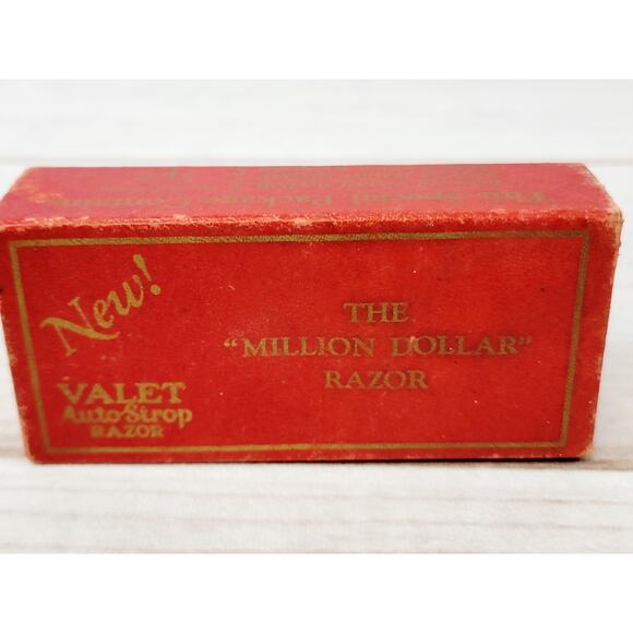Antique AUTO STROP SAFETY RAZOR VALET USA w/Blades & Instructions & Case - Picture 14 of 16